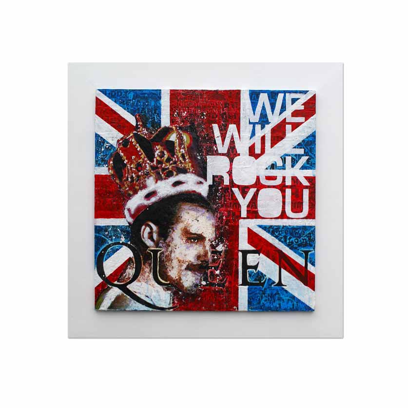 We will rock you        (Queen) H 77.5 x 77.5 cm